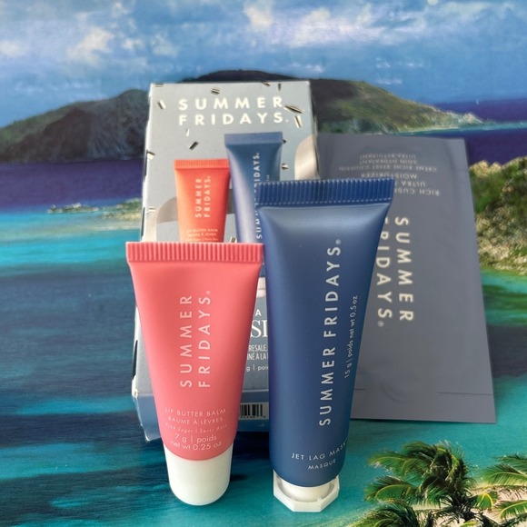 Summer Fridays Jet Lag Mask & Lip Butter Balm Set Mini Travel Size - Picture 1 of 1